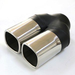 Нержавеющая сталь окрашенная в черный цвет одностенная выхлопная труба